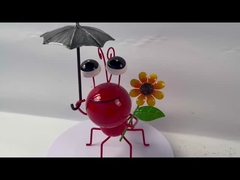 Kleines Metall Ant Garden Decoration Multicolor Metal Ant Yard Art Rustproof